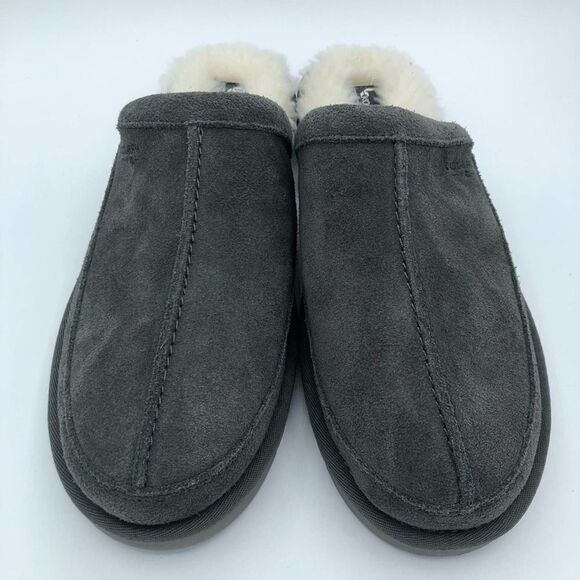 ~Koolaburra Bordon Grey Men’s Slipper Mule Shoes NWOB 10 - Picture 3 of 8